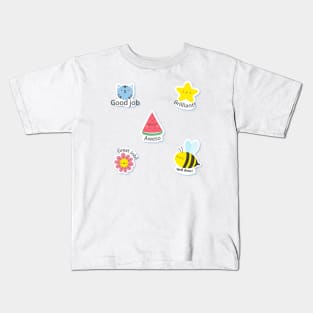 Mood Boost Sticker Pack! Kids T-Shirt